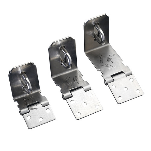 Factory Stainless Steel 90 Degree Locking Corner Lock Plate Office Desk Drawer Lock Plate Door and Window Cabinet Door Hook Snap Hook 