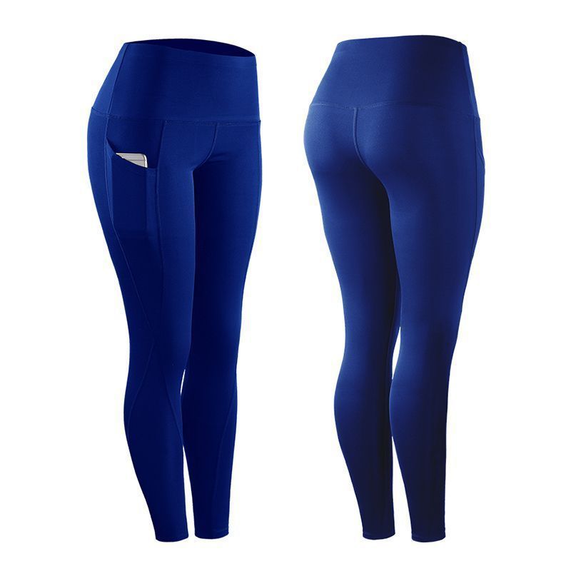 Simple Style Solid Color Chemical Fiber Blending Polyester Active Bottoms Skinny Pants display picture 3