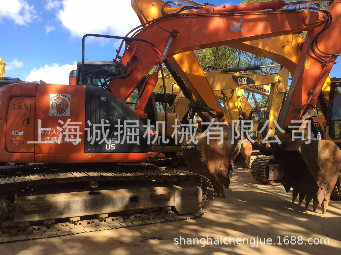 二手日立ZX135US挖掘机钩机