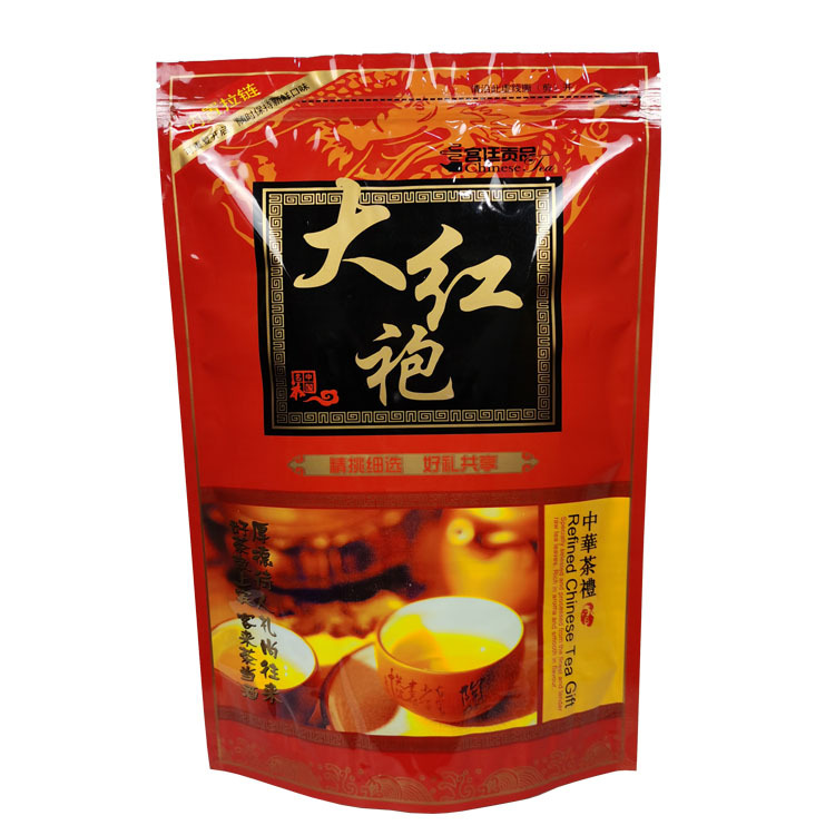 500g大红袍茶叶包装袋  一斤通用茶叶自封袋厂家现货直销可定制