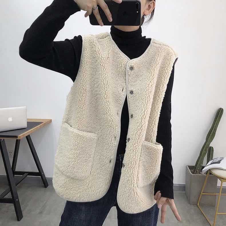 Gilet femme en Fausse laine - Ref 3434661 Image 18