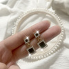 Fashionable square high quality earrings, 2022 collection, internet celebrity, wholesale