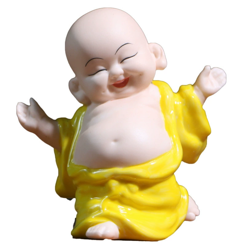 Новый китайский стиль Мин Zen керамика Xiaosha монах Mrida смеющийся Будда креативный подарок подставка для стола декор изделия