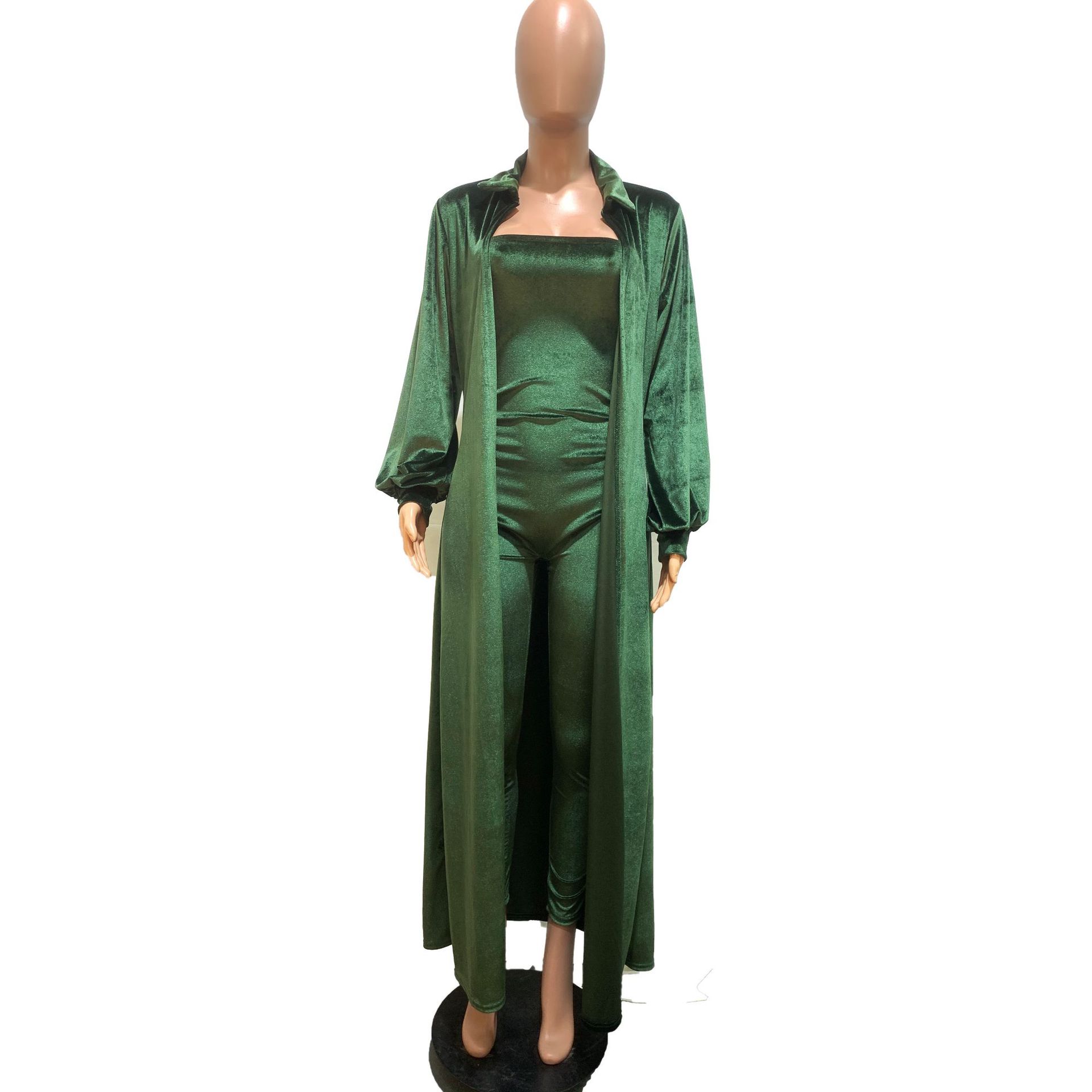 Women's Holiday Street Casual Vintage Style Solid Color Full Length Jumpsuits display picture 10