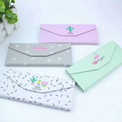 眼镜盒可折叠三角卡通手工镜盒近视镜太眼镜盒厂家批发可定制logo|ru