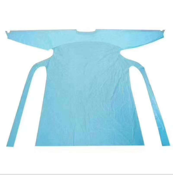 厂家直销定做CPE材质一次性防护服雨衣无尘服连体服隔离衣|ms