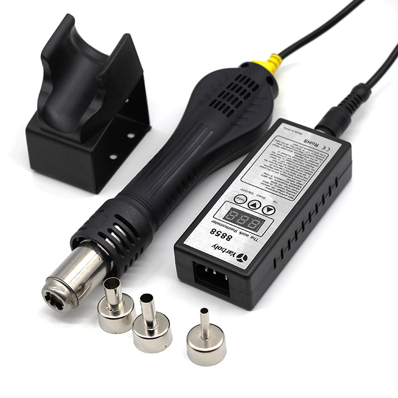 8858便攜熱風槍 熱風拆焊台 手機維修 110V220V數顯可控溫熱風槍