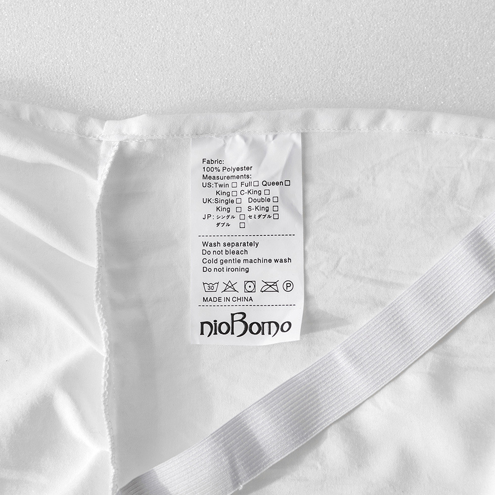 外贸家纺床上用品亚马逊速卖通美国日本尺寸纯色水洗化纤床裙床罩