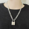 Accessory hip-hop style, fashionable universal lock, pendant, necklace, Amazon, suitable for import, European style