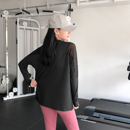 Loose-fitting, figure-flattering yoga wear, influencer-approved fitness apparel, breathable running tops, plus-size sports T-shirts—available in both short and long sleeves.