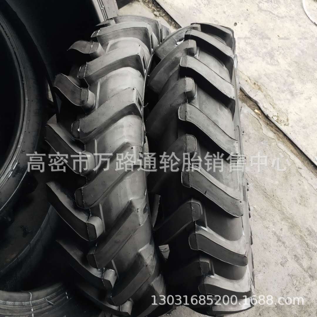 农用拖拉机轮胎人字花纹7.50-16轮胎6.50-16内胎 钢圈轴头