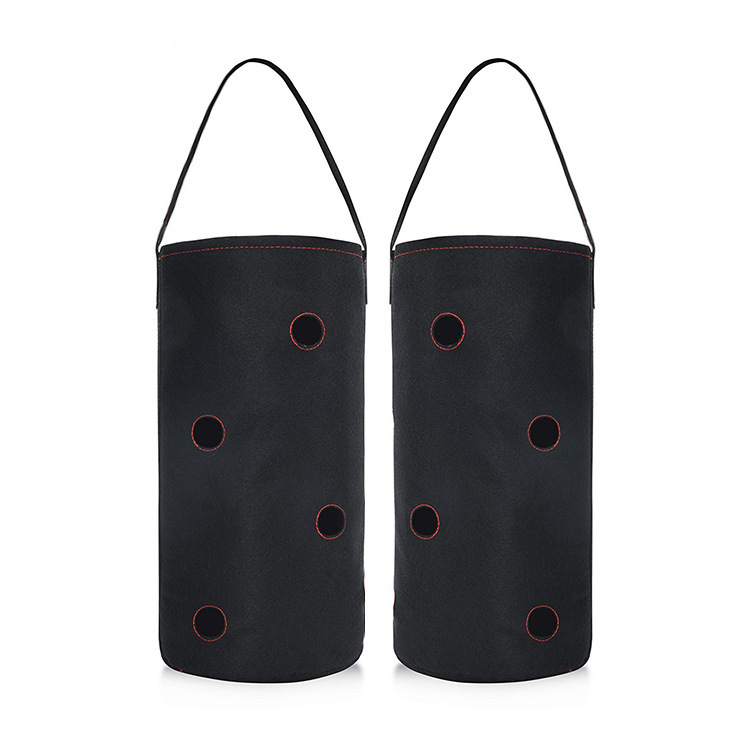 Bolsa de plantación de fresa de interior fieltro bolsa de plantación engrosada Flor de plántulas olla nutrición maceta de plántulas