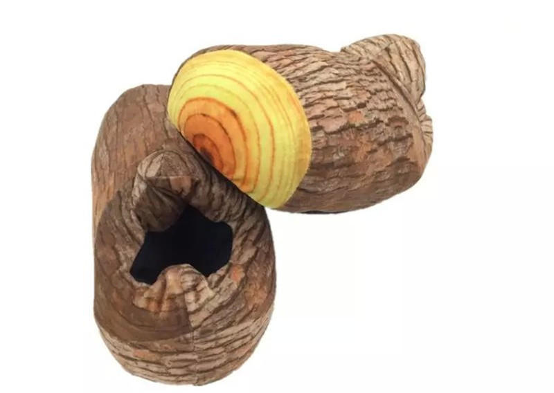 Wood Grain Cotton Slippers 1