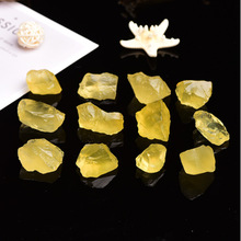 天然黃水晶原石裸石擺件 水晶香薰擴香石黃水晶碎石魚缸造景裝飾