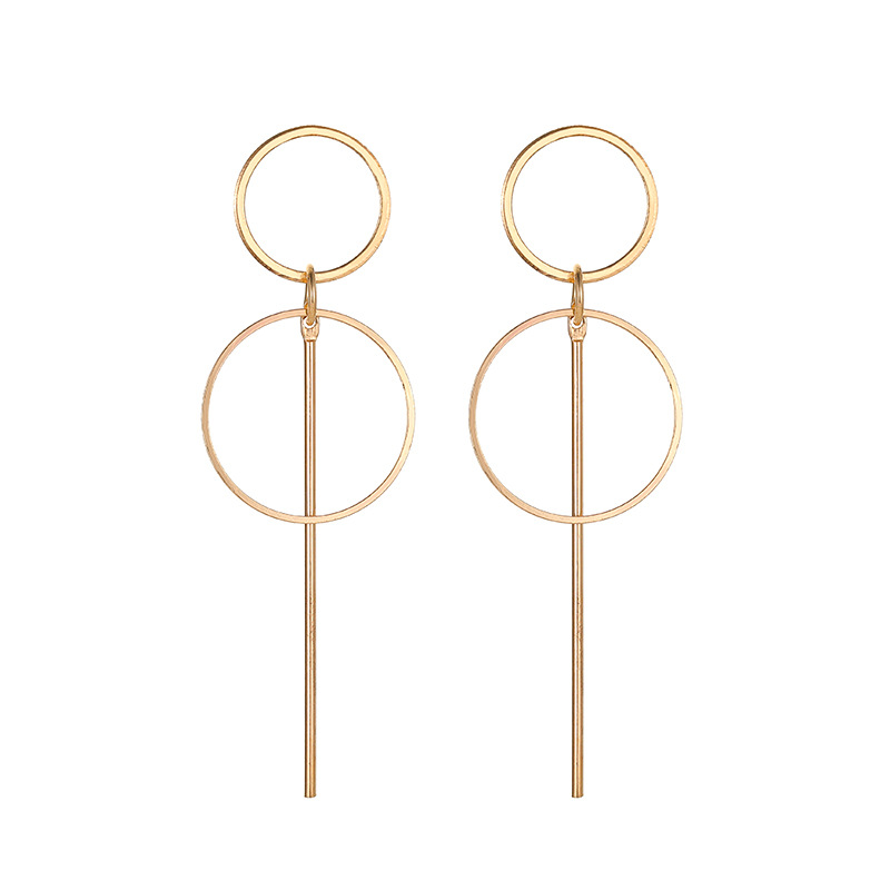 The Same Earring Star Simple And Versatile Long Geometric Earrings