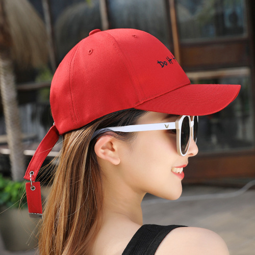 Women's Summer Instagram Duckbill Hat for Men, Solid Color Korean Style Embroidered Sun Hat, Cotton Couple's Baseball Hat, Dropshipping One Piece