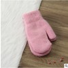 Gloves, cute winter woolen keep warm knitted set for elementary school students for beloved