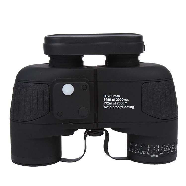 批发12X50防水防雾带灯坐标带罗盘测距高清高倍双筒夜视望远镜