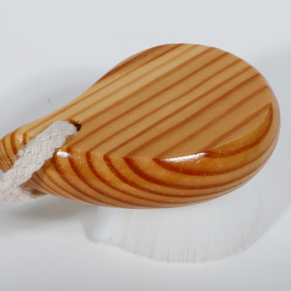 Beech Wooden Handle Facial Cleansing Brush display picture 4