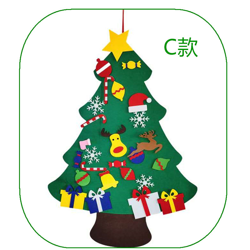 Felt Christmas tree wholesale felt christmas tree Pendant customized Market Christmas decoration Pendant christmas tree