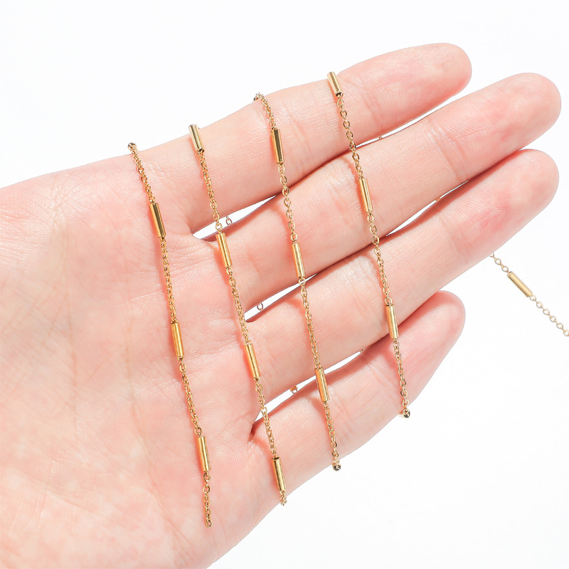 23g Weight Chain Jewelry Making Type 1 Piece Solid Color Jewelry Accessories 304 Stainless Steel Simple Style Classic Style Jewelry Accessories
