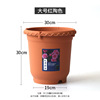 Plastic resin, breathable flowerpot for growing plants, increased thickness, roses