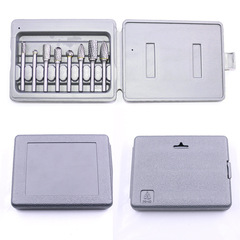 8-Piece Tungsten Carbide Grinding Head Hard Alloy Rotary File Set Dual-Slot Metal Wood Carving Polishing Alloy Grinding Head