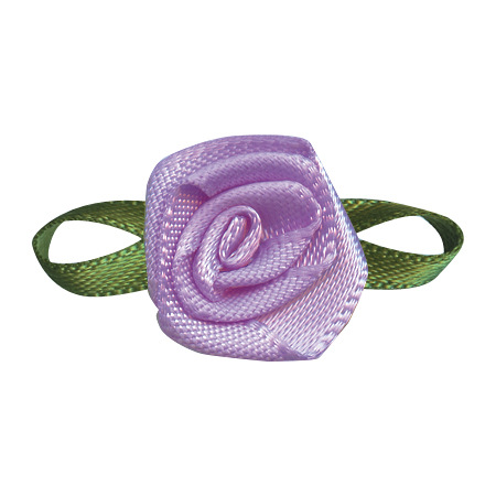 Yao Ming cinta ropa textil accesorios decorativos caja de regalo cinta decorativa rosa hecha a mano con hojas cinta flor