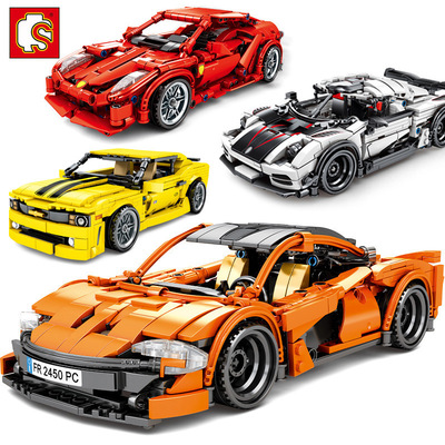 森宝兼容乐高汽车模型小颗粒diy拼装积木 儿童男孩子益智玩具批发|ms