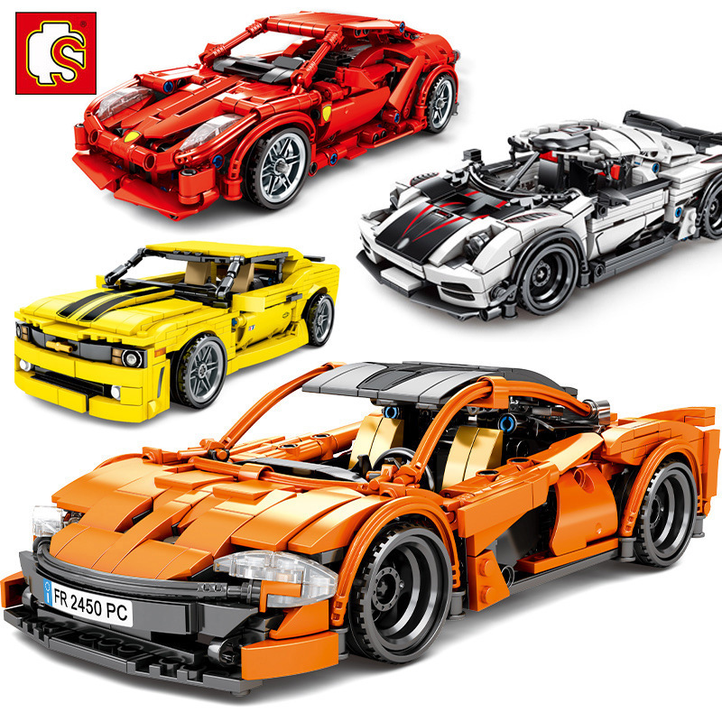 森宝兼容乐高汽车模型小颗粒diy拼装积木 儿童男孩子益智玩具批发|ms