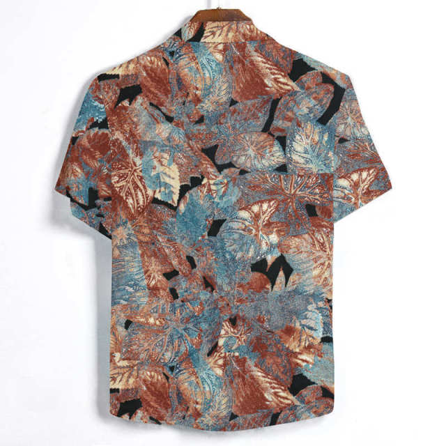 Casual Short Sleeve Floral Shirt New Beach shirt