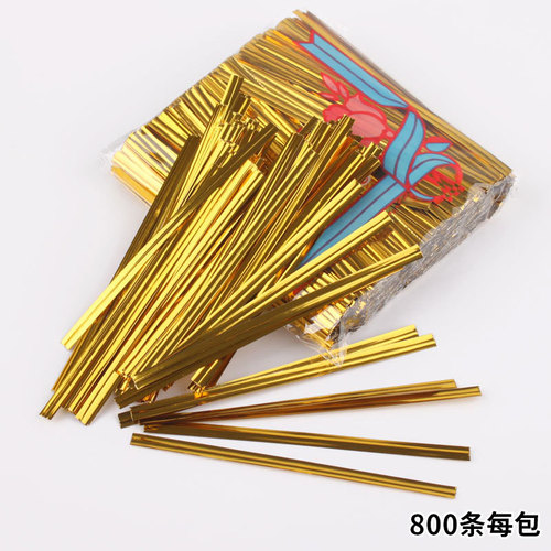 Tie wire fixed flower tie flower tie wire soft iron wire sealing rope plastic wrapped tie gift packaging packaging ribbon