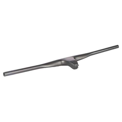 Ultra-light all-carbon fiber one-piece mountain bike handlebar, handlebar strap and stem, unmarked one-piece straight handlebar