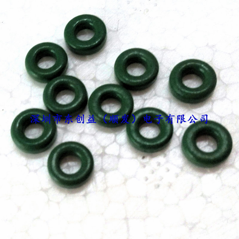 厂家生产销售绿环6*3*2  磁环材料 软磁材料定制