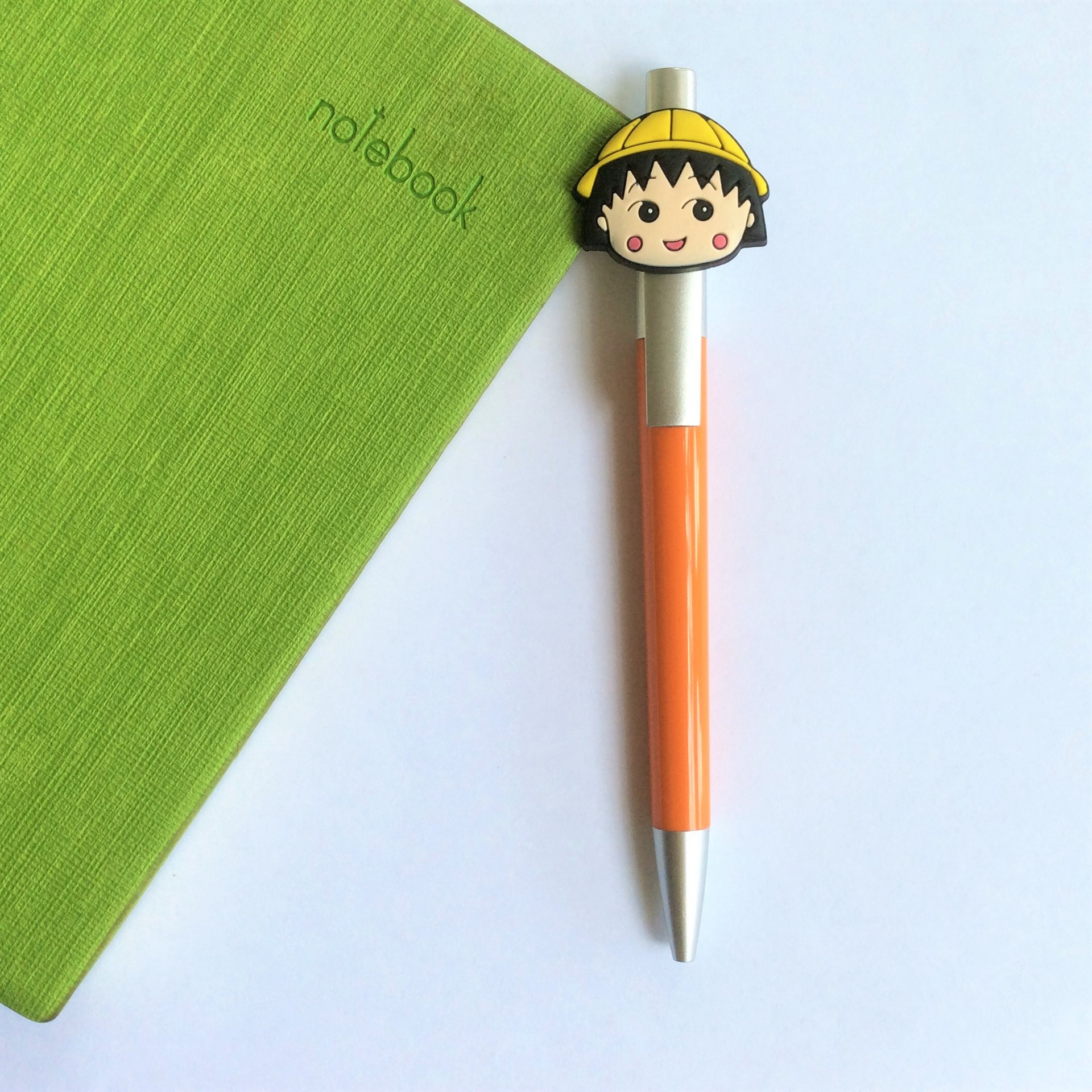 可爱小丸子硅胶卡通笔头软胶笔帽 钢笔中性笔文具配件现货供应