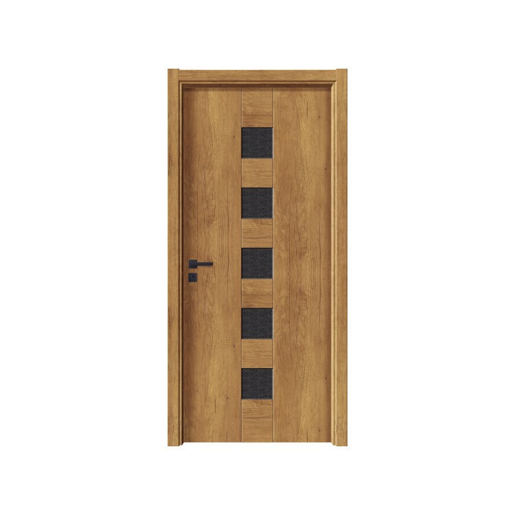 Dormitorio baño puerta interior baño inodoro puerta Cristal de carbono impermeable puerta interior Puerta de ingeniería traje