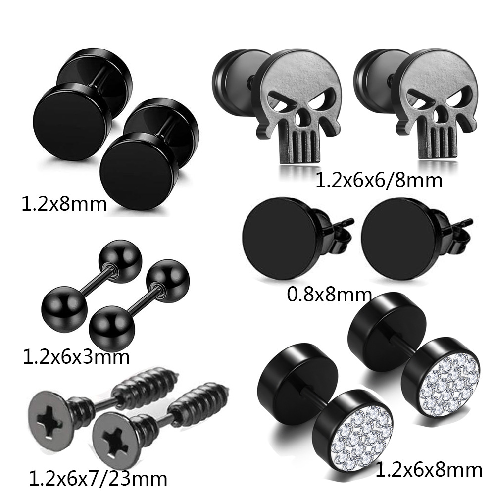16G labret stud size and finish detail
