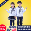 Children's cotton navy gloves, set for kindergarten, suit for elementary school students, uniform, children's clothing