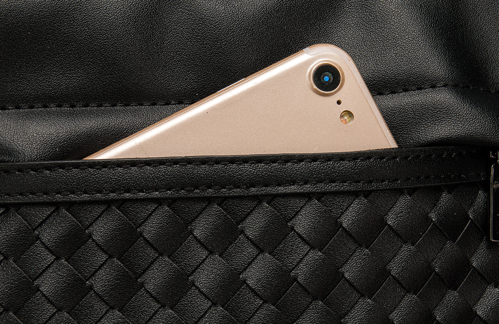 Fashion Weave Leather Shoulder Bag Men Crossbody Bags Luxury Design Cross Body Messenger Bag Male Shoulder Bag Bandolera Hombre