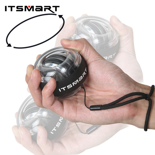 ITSMART Self-illuminating Wrist Strength Trainer, Stress-Relief Fitness Equipment, Barbell Manufacturer Wholesale Cross-Border Grip Ball