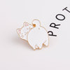 Metal cute cartoon brooch, clothing, bag accessory, wholesale