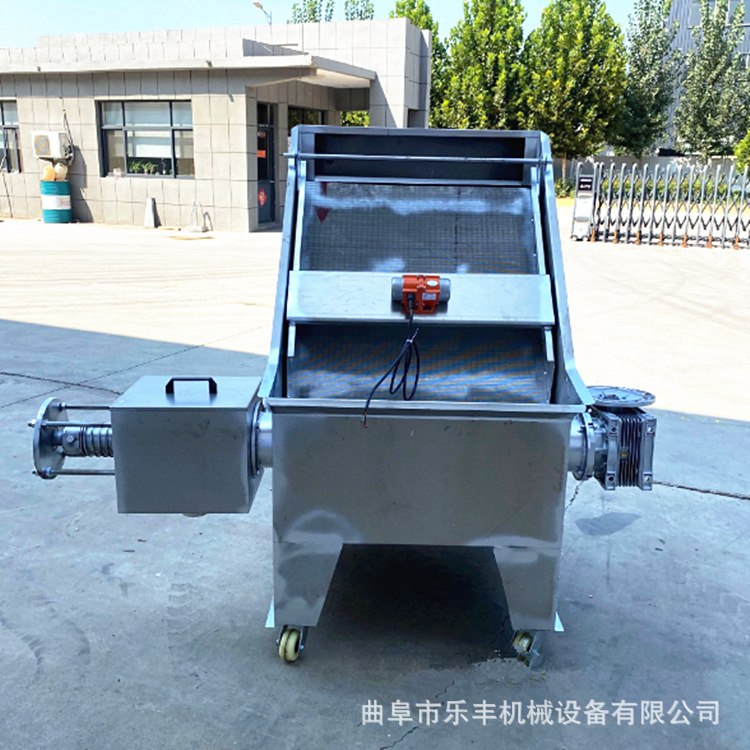 直供斜筛式多功能禽畜粪便干湿分离机 养殖场固液分离机视频