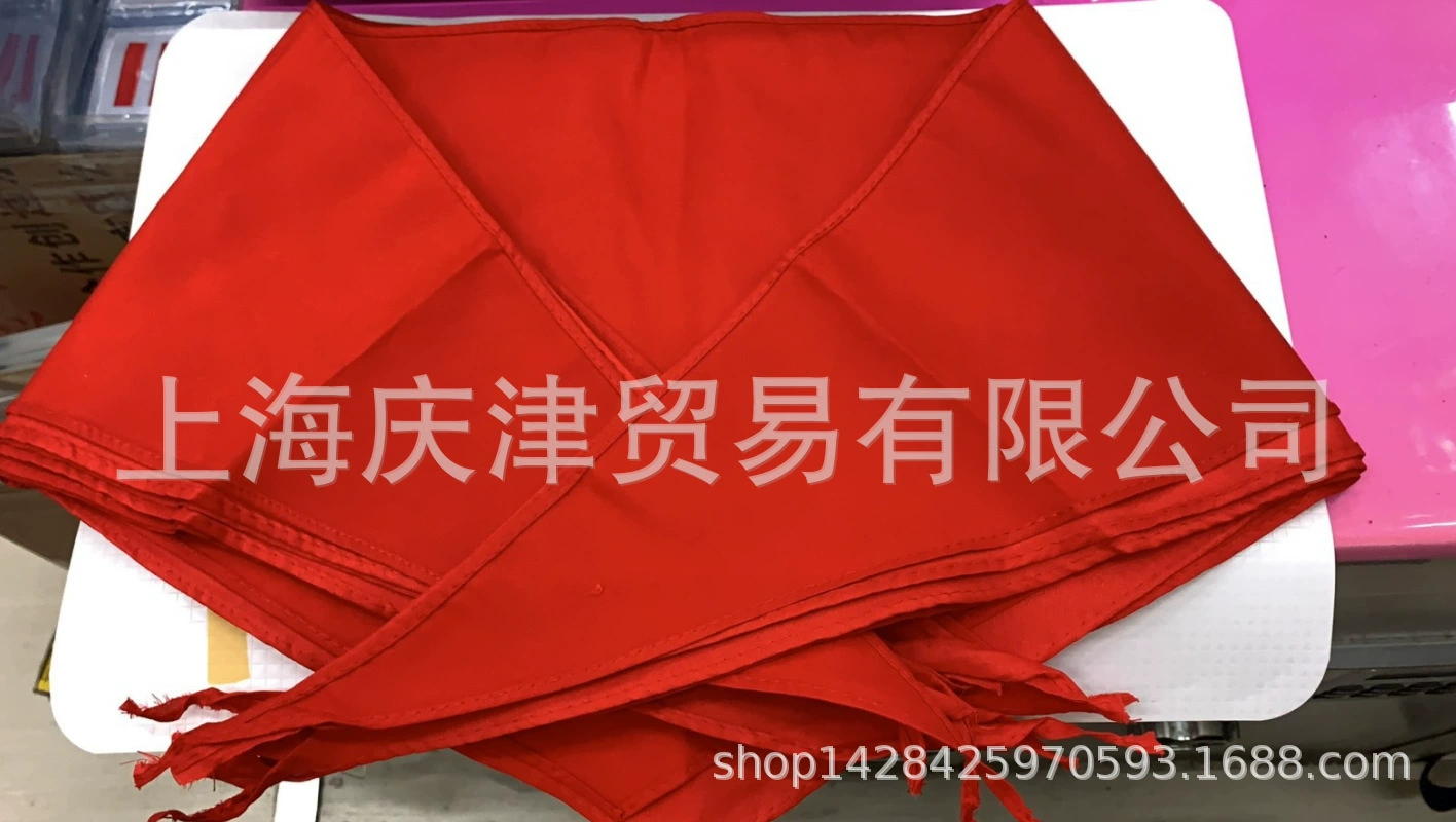 Фабрика в наличии учащихся начальной и средней школы хлопок красный шарф большой 1,2 м студент хлопок красный шарф