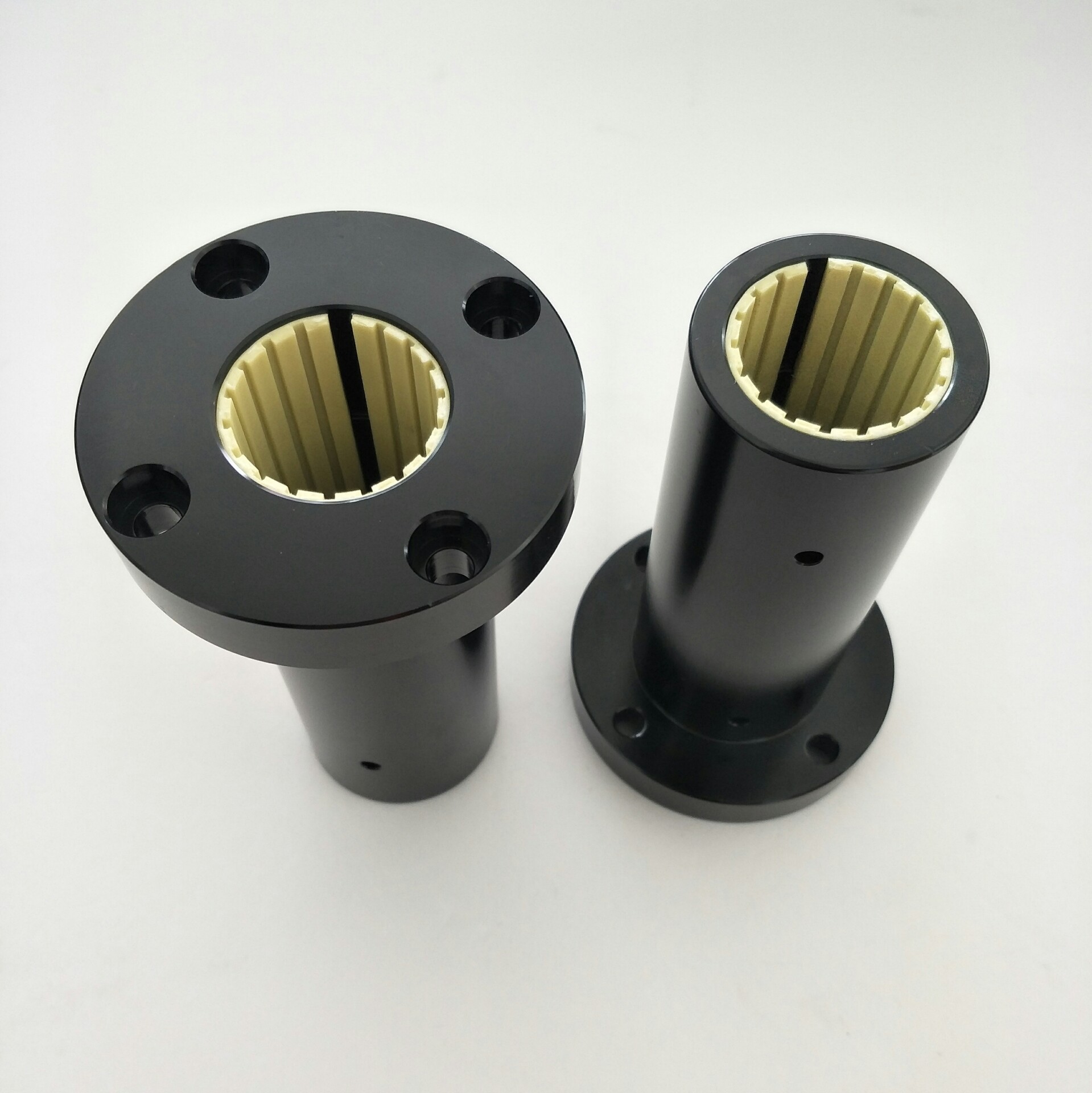 替IGUS易格斯工程塑料直线轴承口罩机轴承圆法兰加长FJUMT-01-02