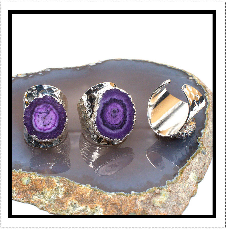 Fashion Geometric Crystal Plating Inlay Crystal Open Ring 1 Piece