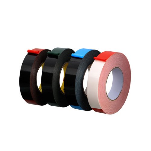 Yongcheng PE Foam Double-Sided Tape Car Foam Double-Sided Tape Sponge Tape High Adhesion Shock Absorbing Foam Black Double-Sided Tape