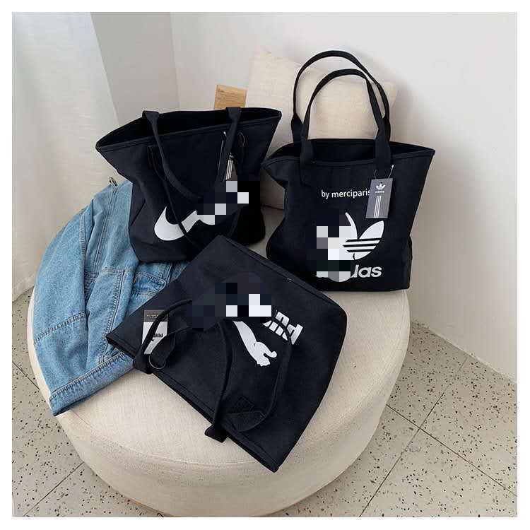 2020夏季新款女士包袋帆布托特包單肩包單肩斜購物袋包大容量包包