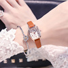 Retro square small dial, fashionable fresh watch, small dial, Korean style, simple and elegant design