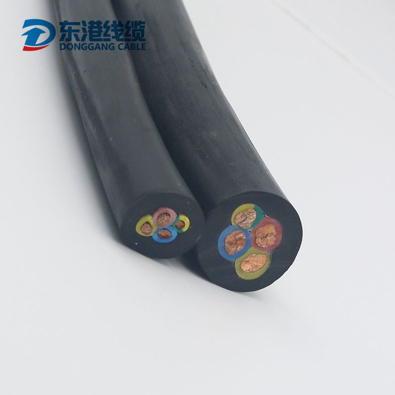 厂家YC YCW 铜芯橡套软电缆 防水耐油阻燃电缆线 5x6MM