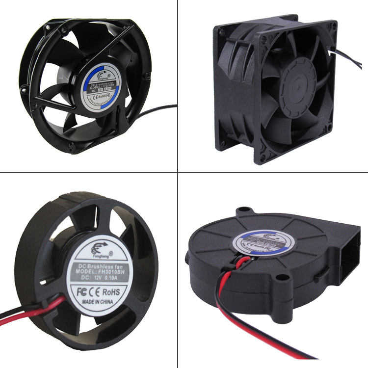 供应12V.24V.48V.110V220V.380V直流散热风扇交流厂家跨境专供